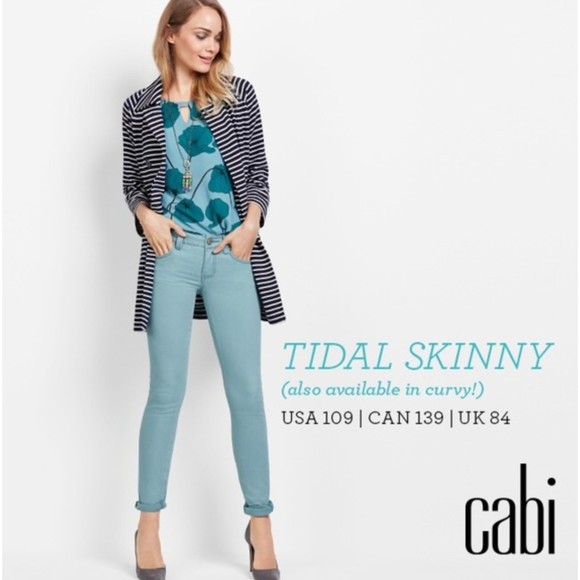 Cabi Tidal Skinny Jeans Size 0 - Picture 2 of 7